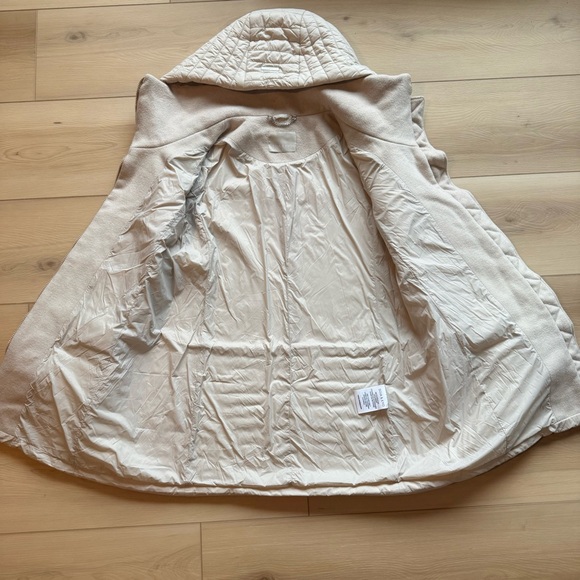 Soia & Kyo Avery Mixed Media Quilted Jacket Large Cream - Picture 6 of 10